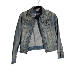 YMI Premium Denim Jacket Light Wash Blue Trucker Style J20415-PR